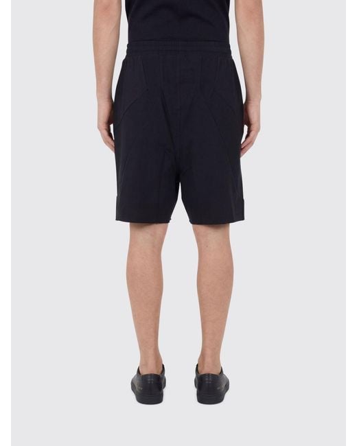 Thom Krom Blue Stretch Cotton Jogging Shorts for men
