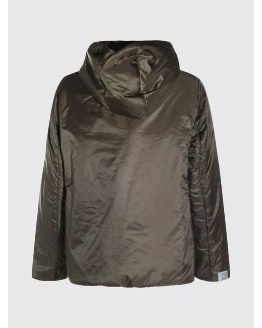 Max Mara Brown Hooded Short Windbreaker