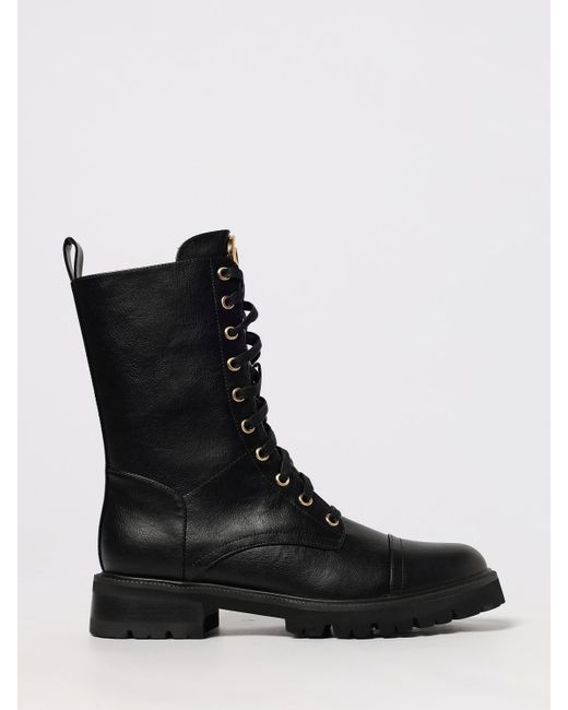 Twinset Black Flat Ankle Boots