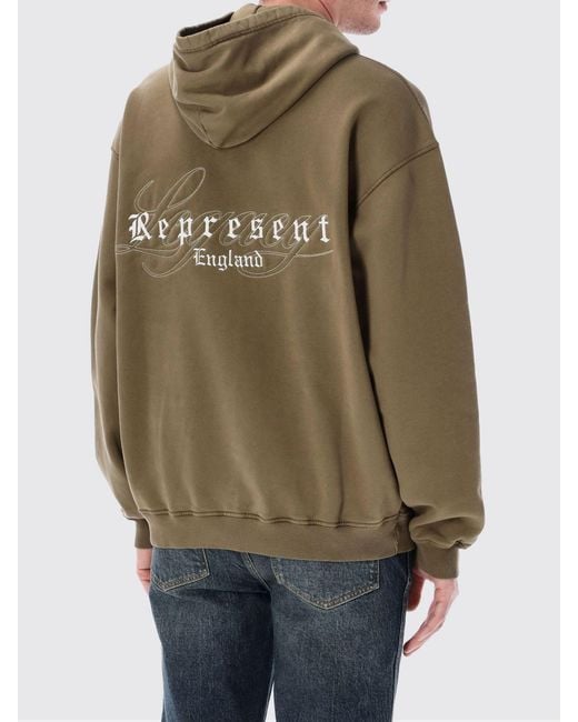 Sudadera Con Capucha De Algodón Con Logo Represent de hombre de color Natural