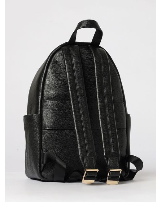 Michael Kors Black Tanner Grained Calfskin Backpack