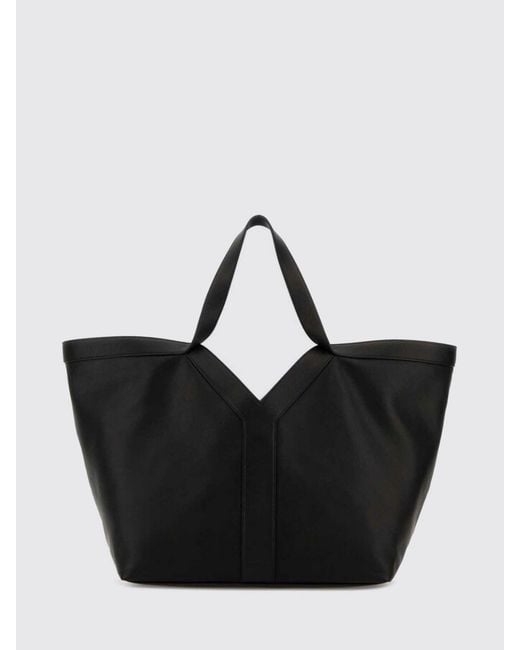 Saint Laurent Black Tote Y Leather Handbag
