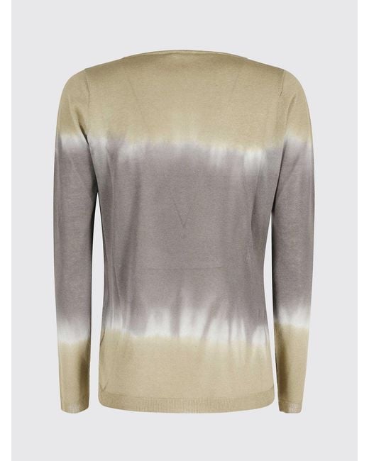 Roberto Collina Gray Tie-Dye Sweater