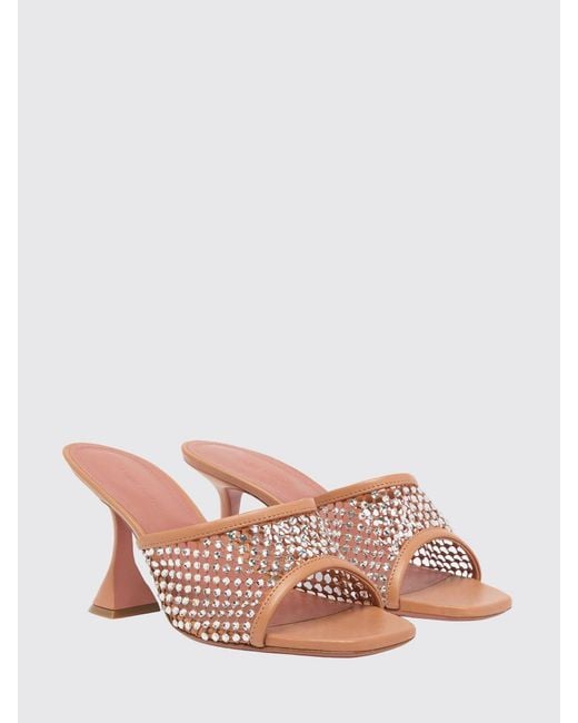 AMINA MUADDI Pink High Heel Shoes