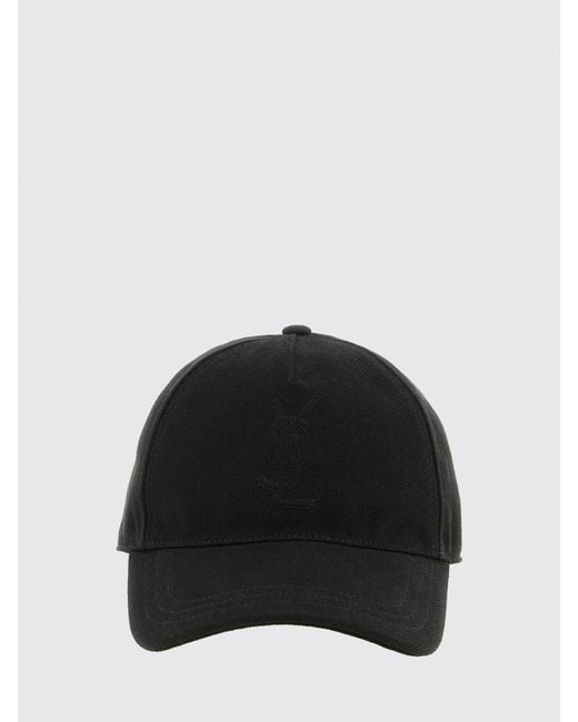 Cappello Cassandre di Saint Laurent in Black da Uomo