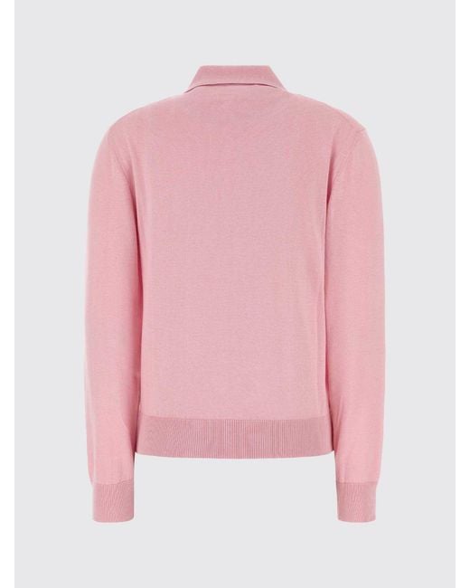 Blazé Milano Red Long-Sleeved Knit Polo