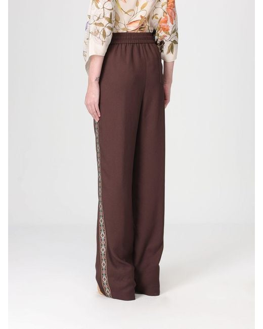 Etro Brown Drawstring Trousers