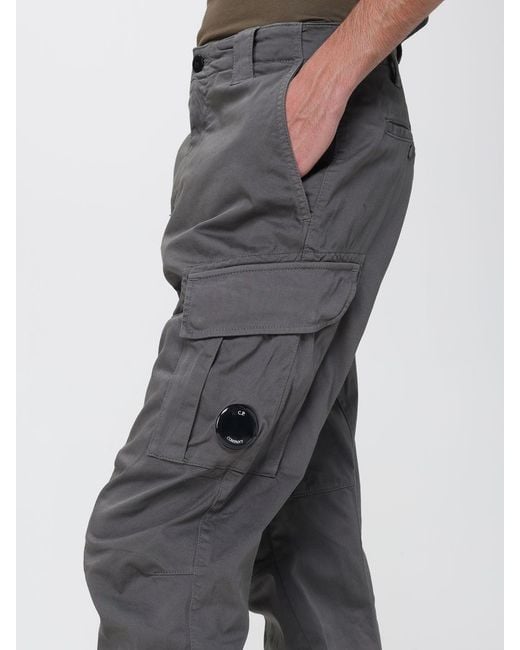 C P Company Gray Trousers for men
