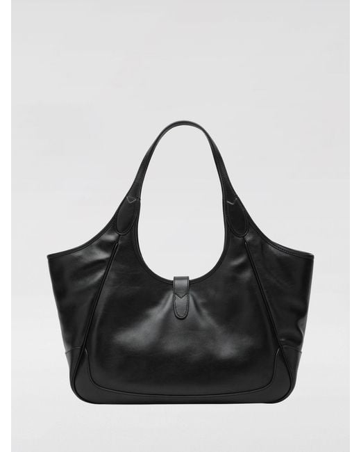 Gucci Black Mercato Leather Bag