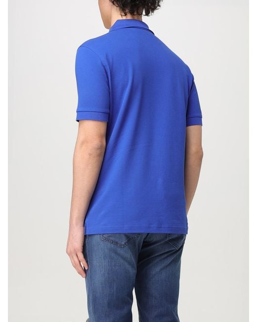 Polo De Algodón Fay de hombre de color Blue