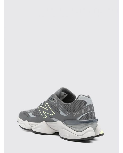 New Balance White 9060 Rubber And Mesh Sneakers for men
