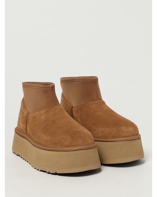 Ugg Brown Flat Ankle Boots