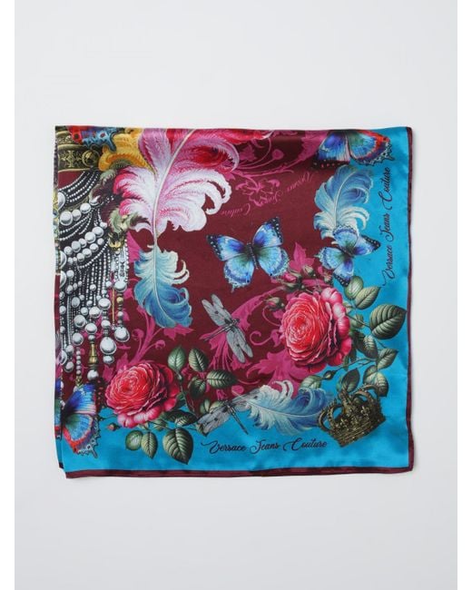 Versace Jeans Couture Blue Neck Scarf