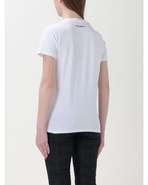 Karl Lagerfeld Ikonik 2.0 T-shirt White