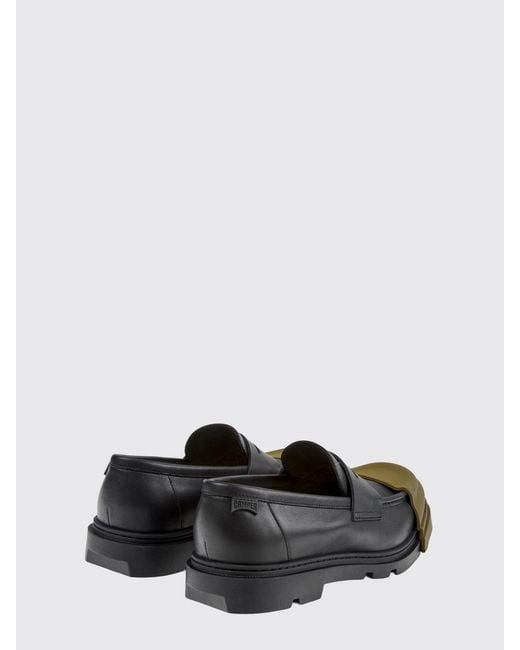 Camper White Junction Leather Loafers for men