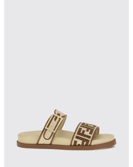 Fendi Brown Heeled Sandal