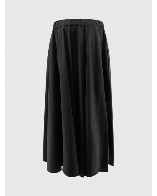 Aspesi Black Cotton Skirt