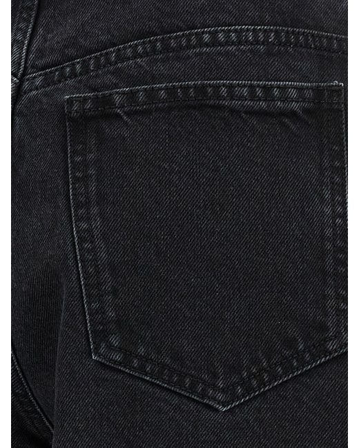 Jacquemus Black Baggy Cotton Denim Jeans