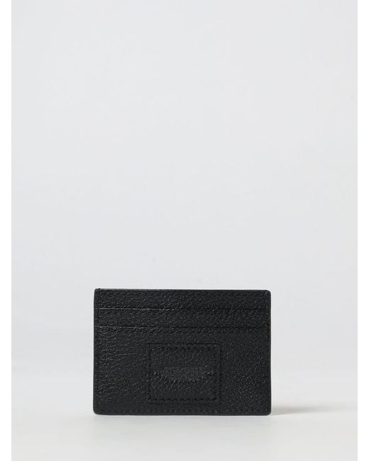 Marc Jacobs White The Card Case Grained Leather Card Holder