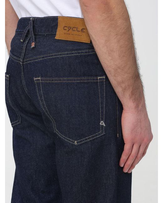 CYCLE Blue Straight Jeans for men