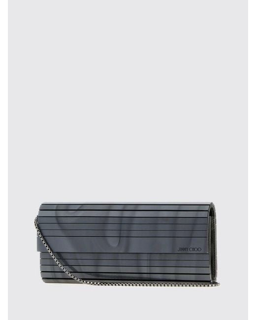 Jimmy Choo Gray Sweetie Clutch
