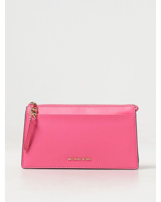 Michael Kors Pink Empire Grained Leather Bag