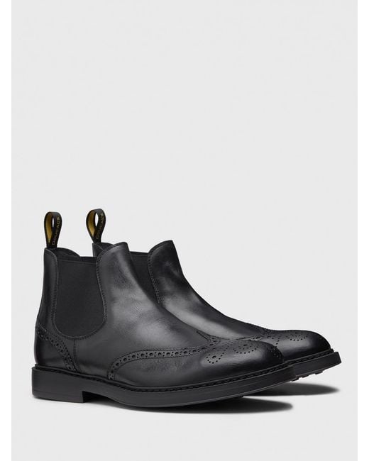 Doucal's Black Boots for men