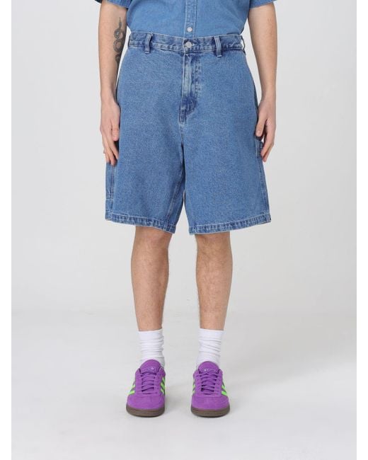 Pantaloncino di Obey in Blue da Uomo