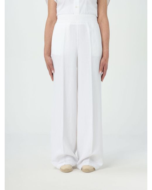 ALESSIA SANTI White Trousers