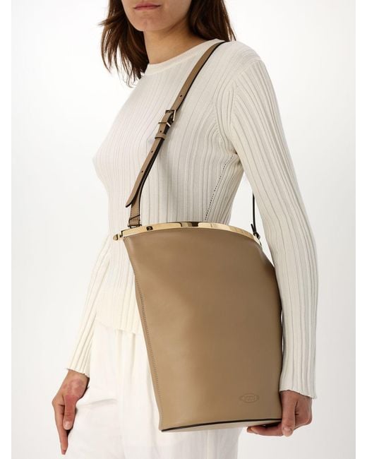 Tod's Natural Shoulder Bag