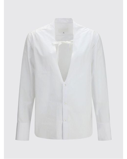 Maison Margiela White Cotton Shirt for men