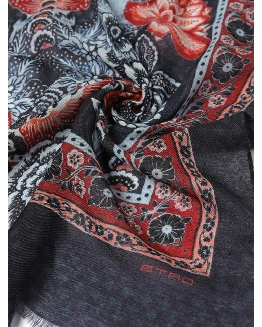 Sciarpa di Etro in Black da Uomo
