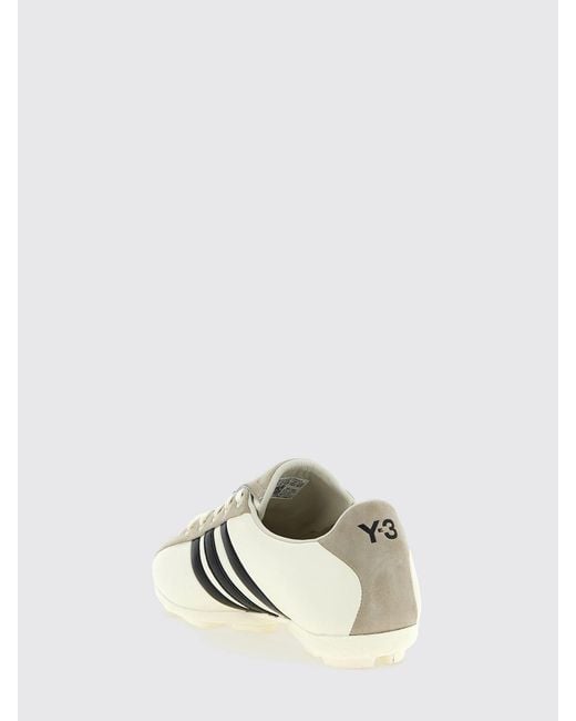 Y-3 Natural Field Leather Sneakers for men