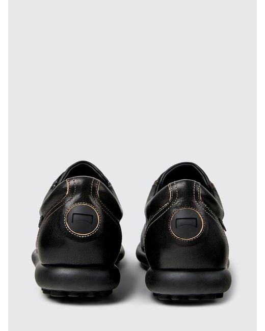 Camper Black Twins Leather Sneakers for men