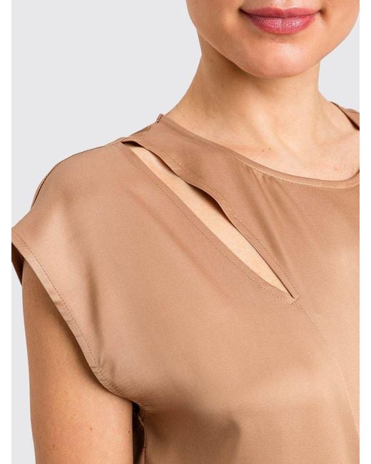 Twinset Blue Satin Blouse