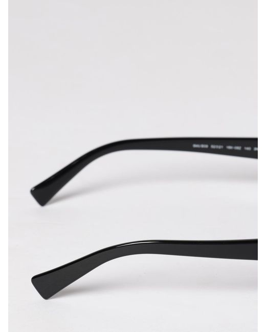Miu Miu White Oval Tortoiseshell Acetate Sunglasses