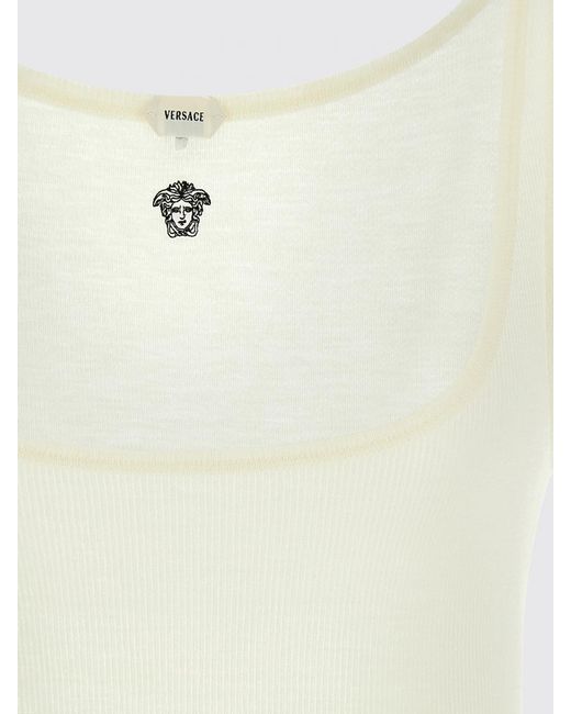Versace Pink Medusa Virgin Wool Top