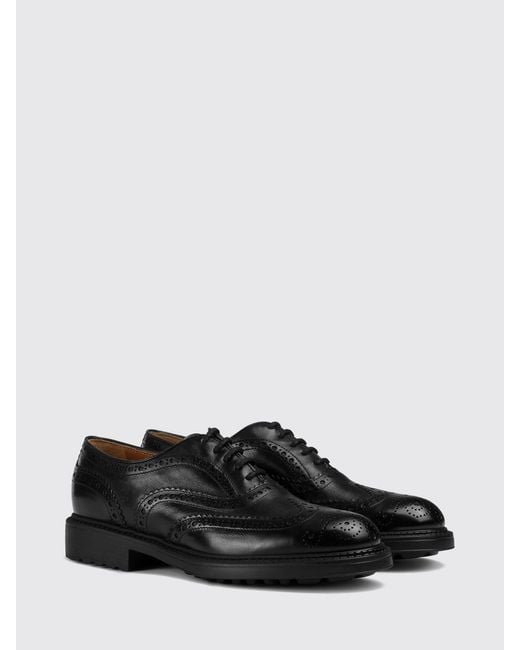 Doucal's White Brogue Shoes for men
