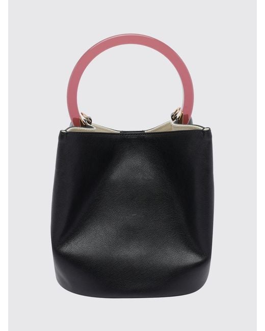 Marni Black Pannier Leather Bag
