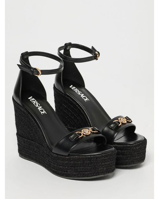 Versace Black High Heel Shoes