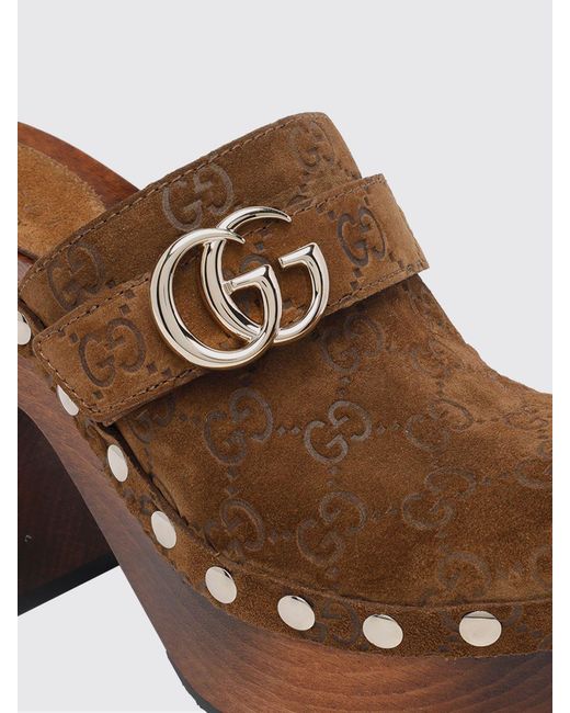Gucci Brown High Heel Shoes