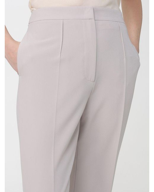 Patrizia Pepe Pink Crêpe Slim Fit Trousers