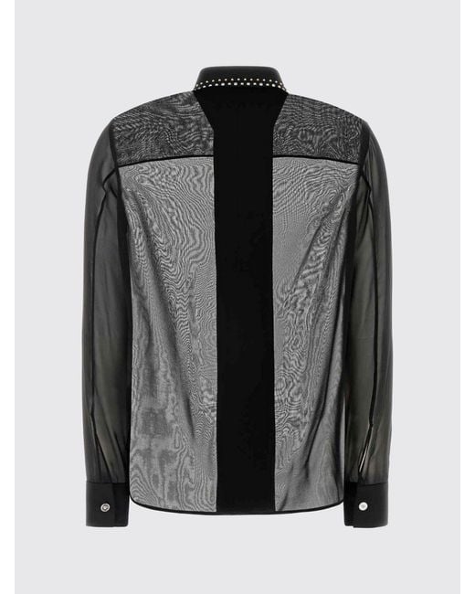 Camisa Mujer Versace de color Black