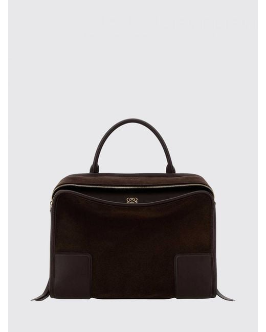 Loewe Black Amazona 180 Suede Bag