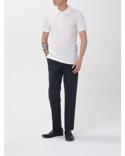 Tom Ford White Basic Cotton Polo Shirt for men