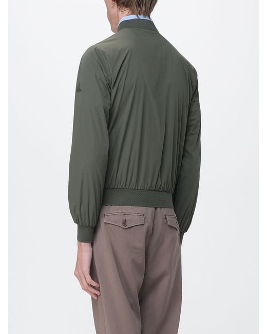 Heskimo Gray Nylon Bomber Jacket for men
