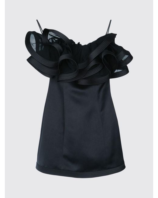 Elisabetta Franchi Black Mini Dress