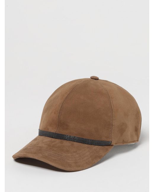 Cappello di Brunello Cucinelli in Brown da Uomo