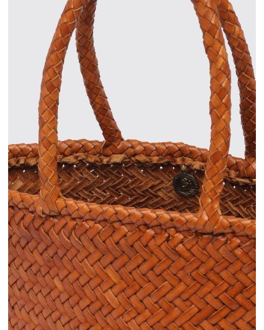 Borsa A Mano Donna di Dragon Diffusion in Brown