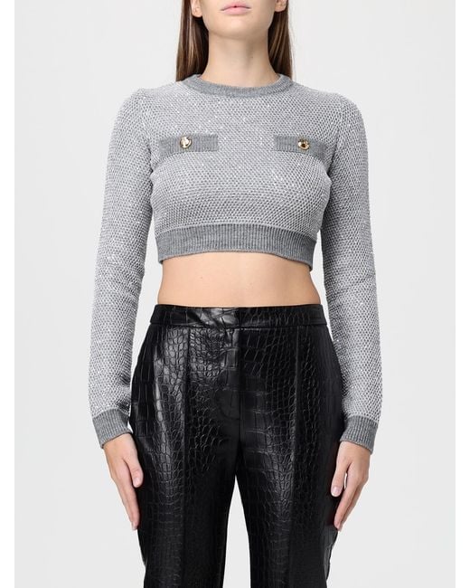 Elisabetta Franchi Gray Jumper